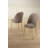 Modern Black and Chrome Chair Set (2 Pieces), 17.3 x 35.4 x 16.5 inches | 100% Metal Frame, Babyface Fabric, 28 DNS Foam Seat, 22 DNS Foam Back | Stylish and Durable Design for Home & Hotel Use-383354113-383354125-383354119