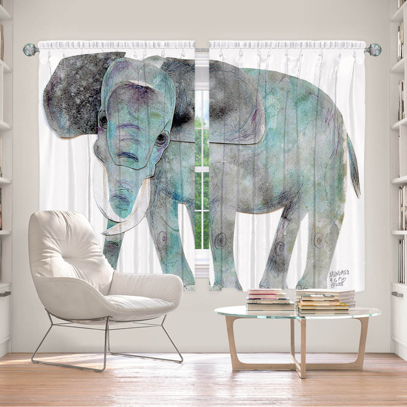 Paire de rideaux occultant en polyester Aceson, L 56 po x L 78 po