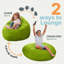 4 pi Fauteuil à billes et coussin anti-chute Cocoon Kids - Microsuède-4428155