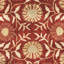 Tapis rouge / beige en laine touffeté à la main Cranmore-19260809