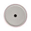 Lavabo de salle de bain circulaire en céramique 15,7 po Elegance Plexi Home-98249154