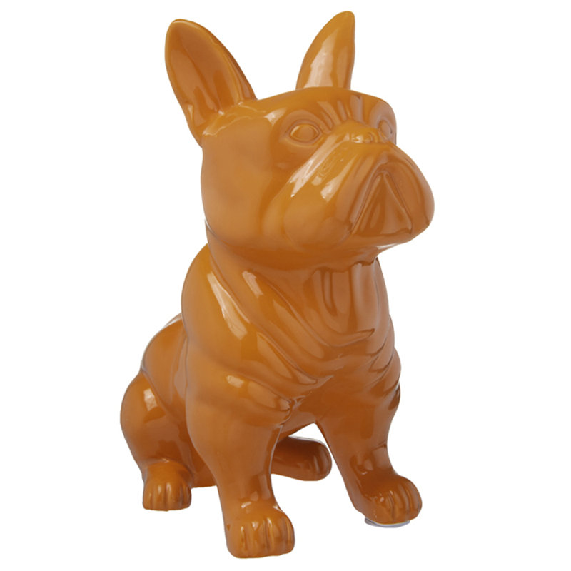Figurine de bouledogue français Arrik, Orange