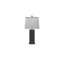 Ensemble de lampes de table argentées de 27 po Tati