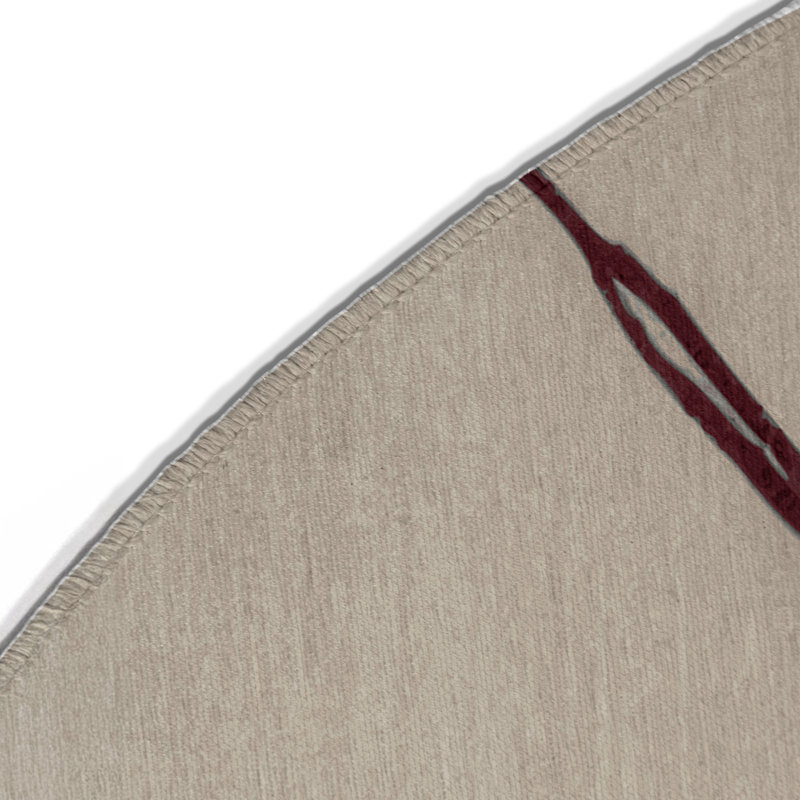 Tapis intérieur et extérieur Angular Ascent, Rond 5 pi
