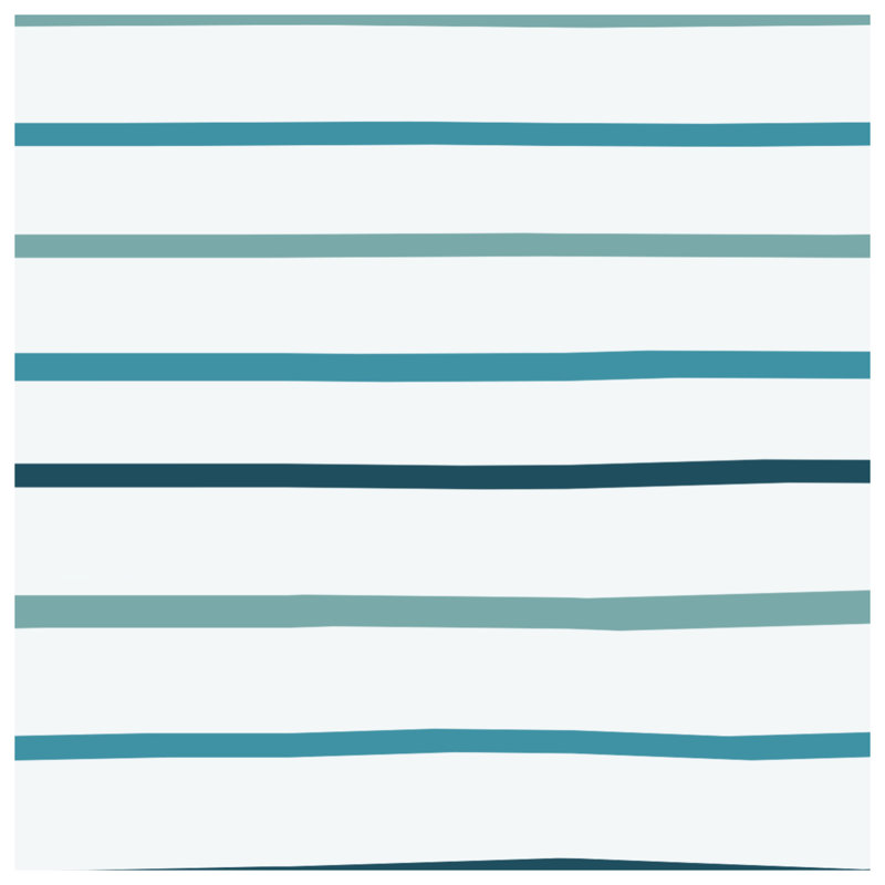 Blue White Stripes Comforter, Twin