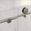 Porte de douche sans cadre, porte de douche coulissante, avec cabine de douche en verre trempé épais de 5/16 po (8 mm) de qualité supérieure, avec tampon-122115038