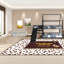 Lits de rangement coulissants, lit double en MDF en métal, famille moderne