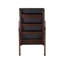 Chaise berçante en cuir synthétique Raina