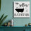 «No Selfies Bath», reproduction sur toile tendue
