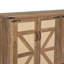 Buffet de 65 pouces en faux rotin avec portes de grange, grand rangement, durable et élégant pour une utilisation dans plusieurs pièces-1022496260