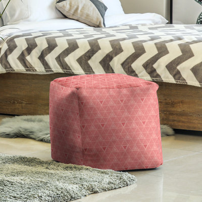 Upholstered Polyester Blend Cube