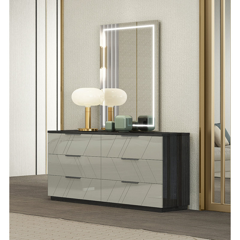 Commode double 6 tiroirs Baillie