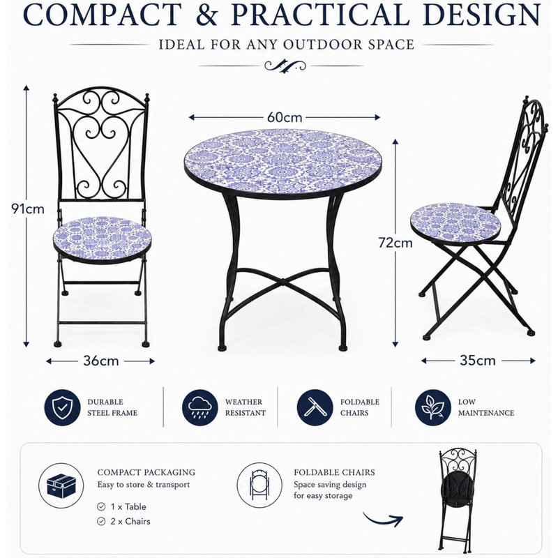 Daylin Patio Dining Set with
