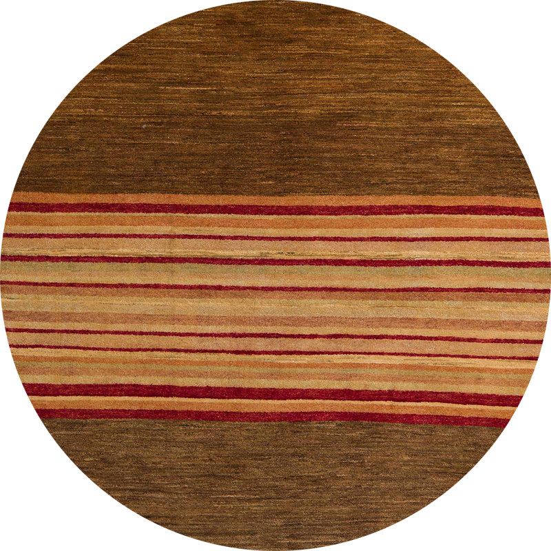 Abstract Indoor Rug, Round 7'