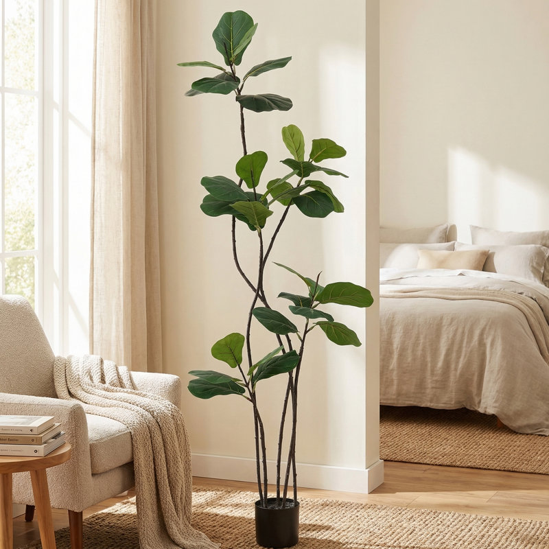 Fausse plante, H 71 po x l 27,56 po