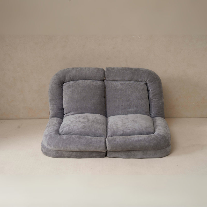 Canapé-lit convertible double escamotable, Gris