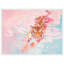 «Tiger Swim Vibrant Dopamine Landscape» par Honey Island Studio, reproduction d'art sur toile encadrée