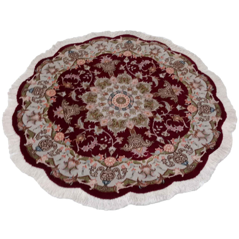 Katrea Oriental Area Rug in Red