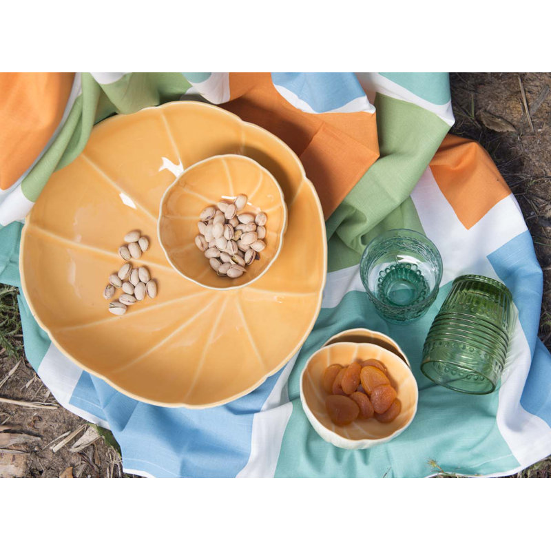 Melon Earthenware Dessert Bowl