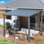 Hardtop Gazebo With Galvanized Steel Sloping Roof-2143451131