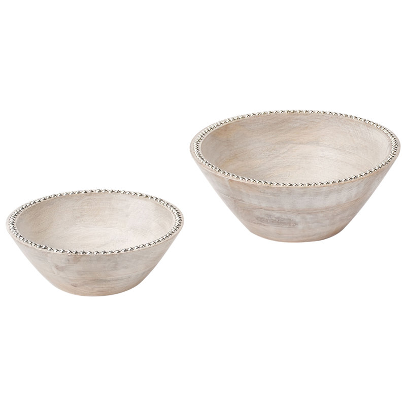Handmade Mango Wood Decorative Bowl 2