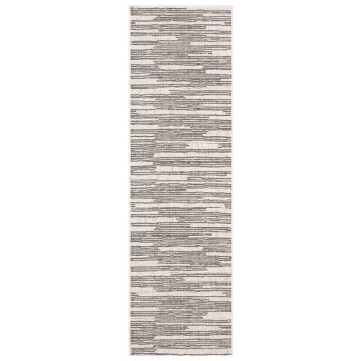 Tapis noir / beige Harlow