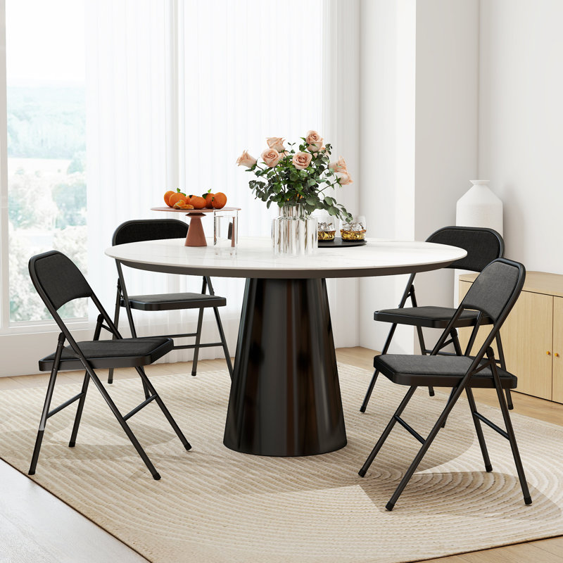 Office Folding Chairs Set of 4