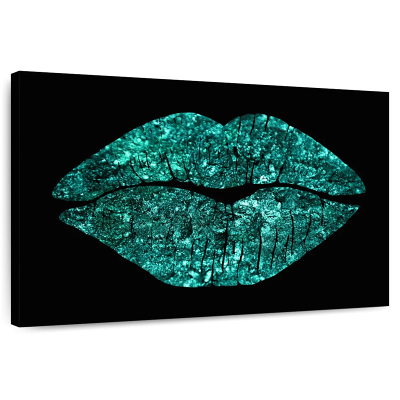 Bise à paillettes bleu sarcelle, H 8 po x l 12 po
