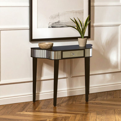 Riya 92cm Solid Wood Top Console Table