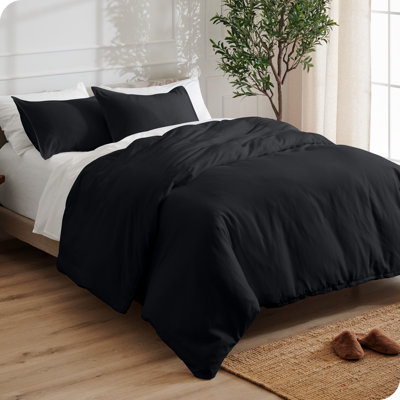 Washed Microfiber Duvet Cover Set