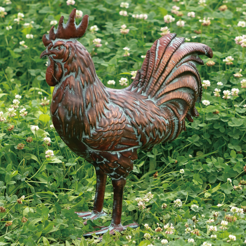 Statues de jardin d'extérieur en métal