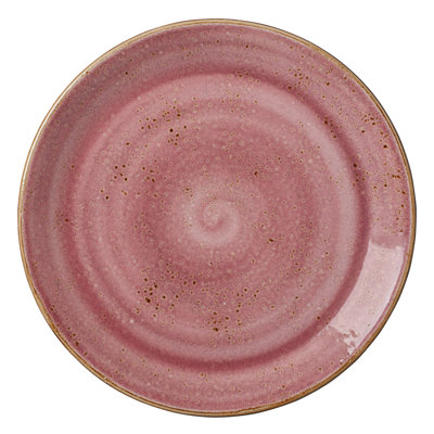 Assiette en forme de pomme craquelée