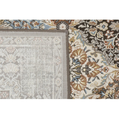 ANCIENT GARDEN 9.2X12.10 57008-3235 BROWN/BLUE