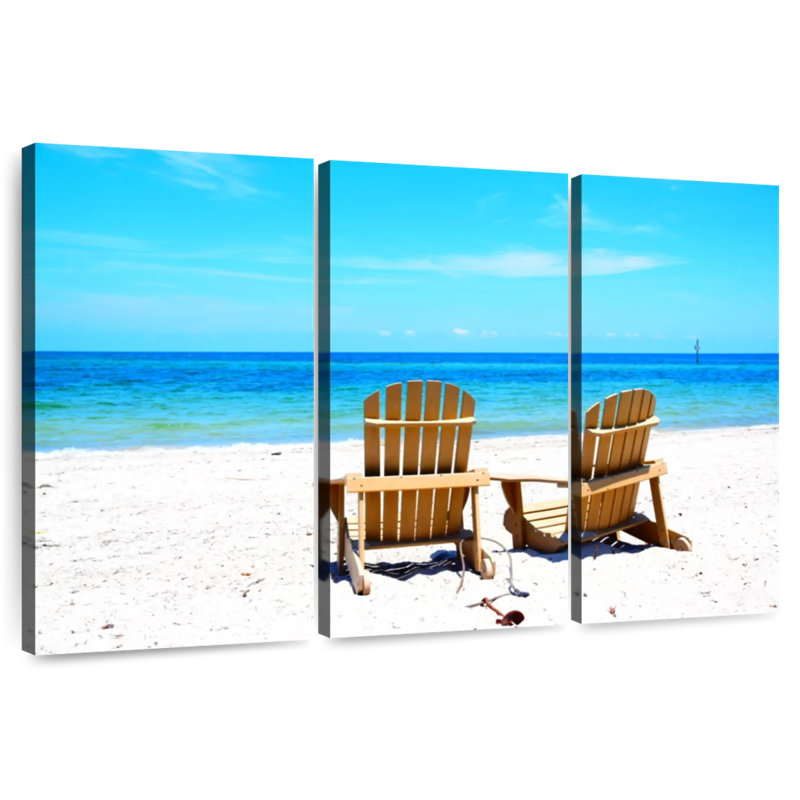 Gillard Miami Beach Chairs, 24" H x 38" W