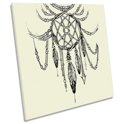 Dreamcatcher Modern - Wrapped Canvas Print