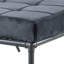 Banc de chambre gris industriel avec pieds en métal - Rehaussez l'attrait de votre chambre à coucher