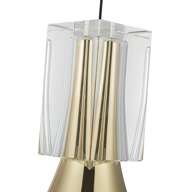 Floe 1 - Light LED Pendant, Brass, Gold