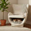 Méridienne pour chat avec rembourrage en velours Furniture-445842070