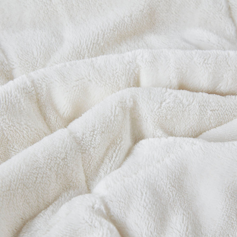 Couverture réversible en duvet HeiQ Smart, Lit simple, Ivoire ivoire