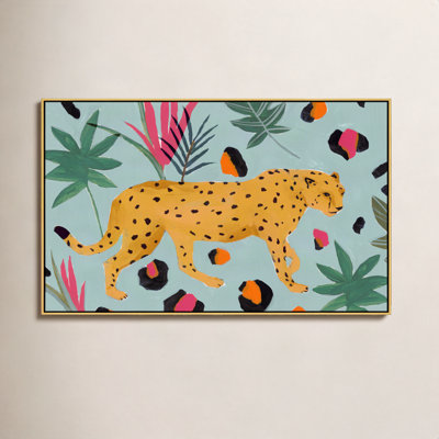 Nyles "Walking Cheetah II" Painting by Isabelle Z