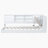 L-Shaped Daybed Floor Corner Bed With  USB Charging Ports-1779298105