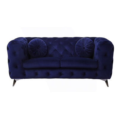 Elegant Tufted Design Loveseat