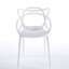 Ensemble de salle à manger 1 + 4,5 pièces, table de salle à manger à pieds en métal Mid-Century pour 4-6 personnes avec plateau en panneau de fibres à densité moyenne, table de salle à manger à piédestal, table basse de loisir, ensemble blanc-130429364