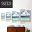 Impression encadrée South Beach Storm I-Premium - prête à être accrochée - aucun clou requis - aucun clou requis-1329971271-1329971269