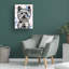 «Animals Direct On Yorkie», peinture sur toile encadrée-56563981
