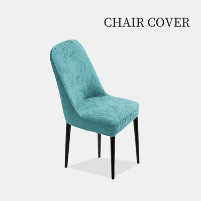 Teal Leaf Polyester Dining Chair Slipcover (Set of 4)