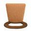 Tabourets de bar en noyer et autres couleurs, en bois d'hévéa massif naturel, dossier incurvé pour un confort optimal, tabourets de bar sans accoudoirs (lot de 2), structure légèrement ergonomique.