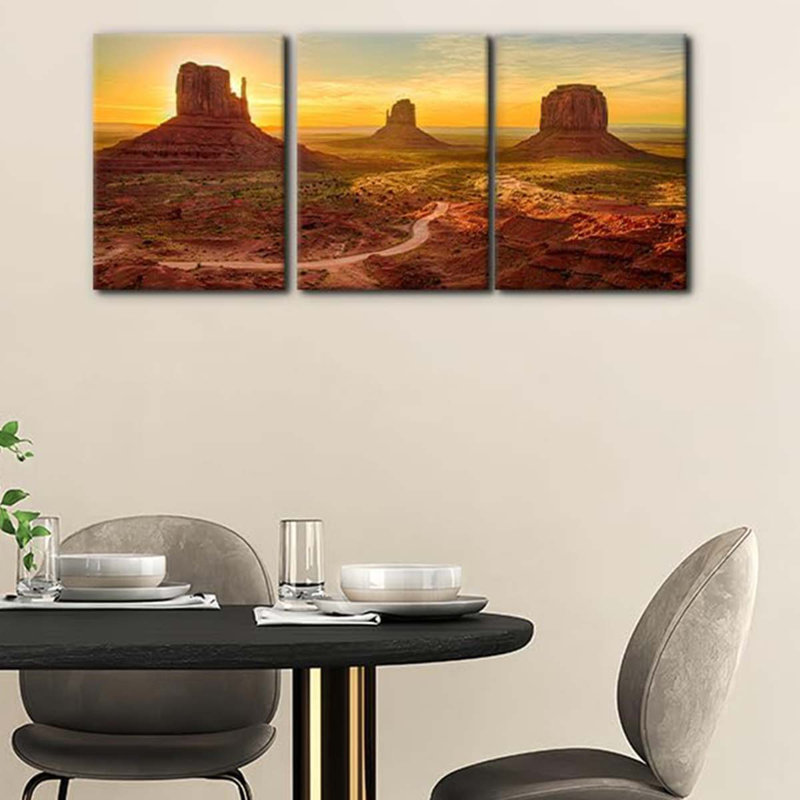 3 Piece Wrapped Canvas Print