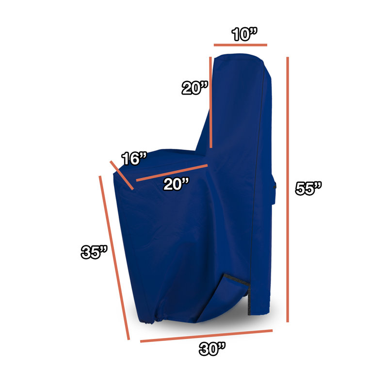 Heavy Duty Outdoor Water Softener Cover, All Weather Protection, UV Resistant & Waterproof, Blue