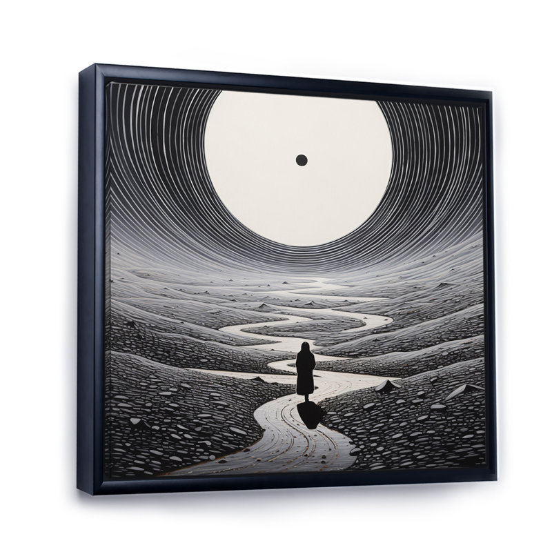 Desert Mirage Iii IV - Landscapes Canvas Prints, H 36 po x l 36 po x P 1,5 po, Cadre flottant noir